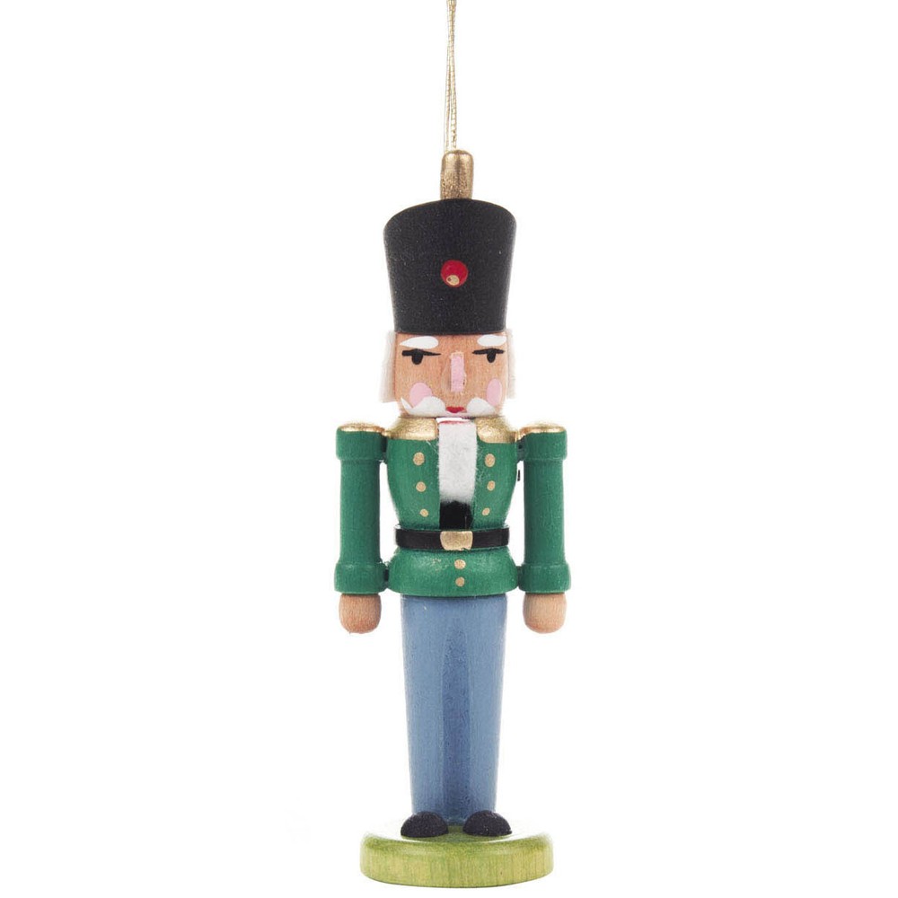 Nutcracker German Ornament Green Coat