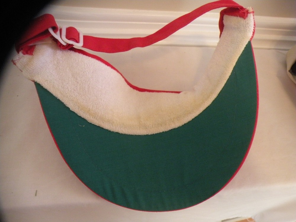 GOLF VISOR, OLD COURSE, ST. ANDREWS, RED