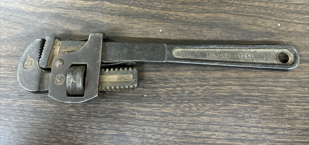 Vintage Heavy Duty Pipe Wrench 14''