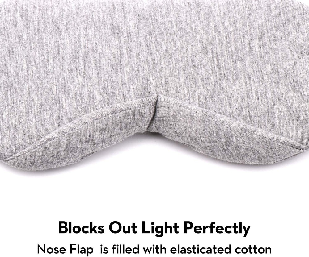 Sleep Mask-Eye Mask for Sleeping, Sleeping Blocking Out Light Black+gray