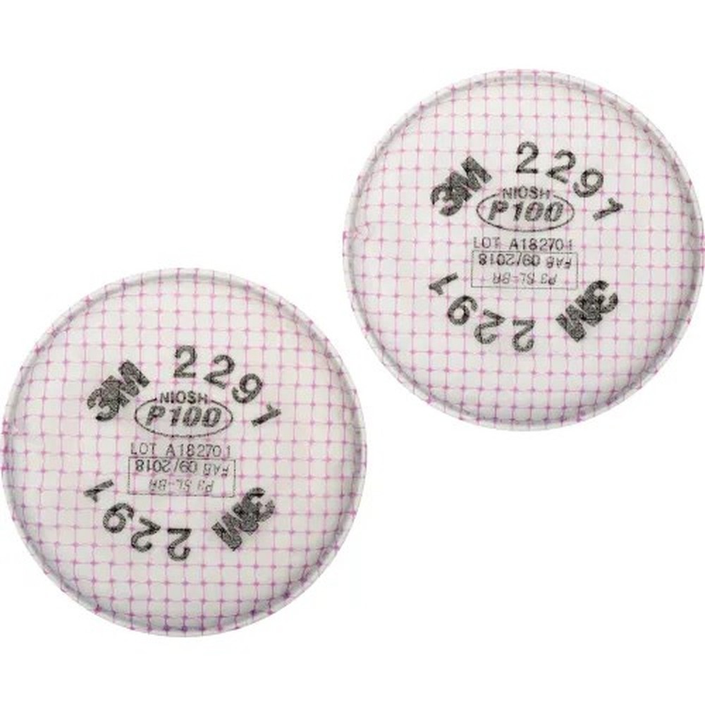 3M? 2291 Advanced Particulate Filter, P100, 2/Bag
