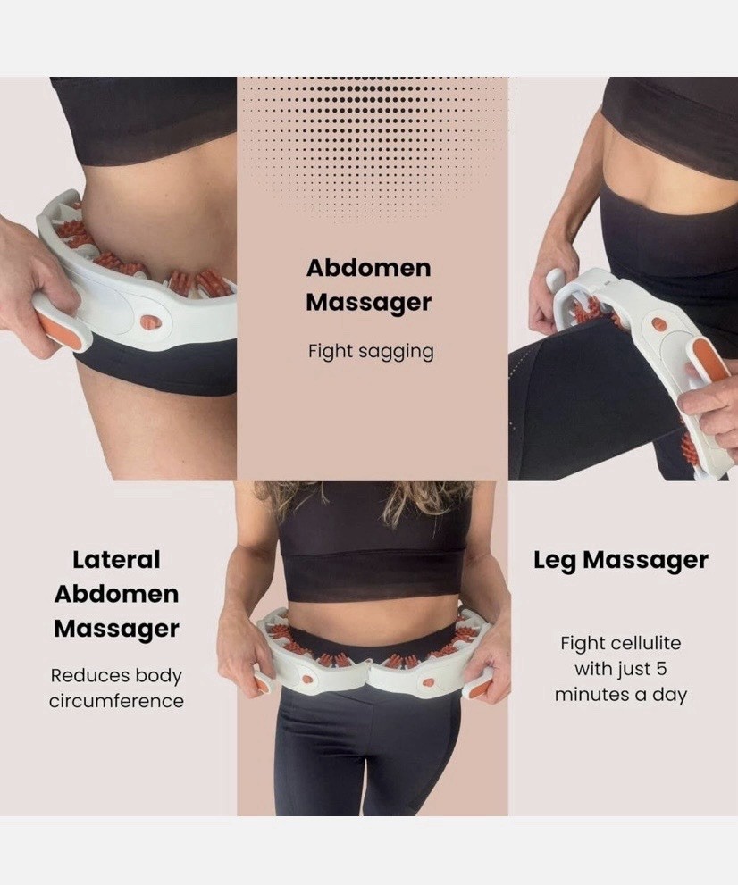 Cellulite Massage Roller - Lymphatic Drainage Massager with Detachable Roller...