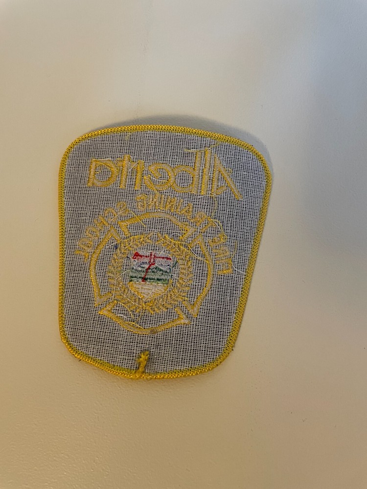 Alberta - Fire Training School Patch