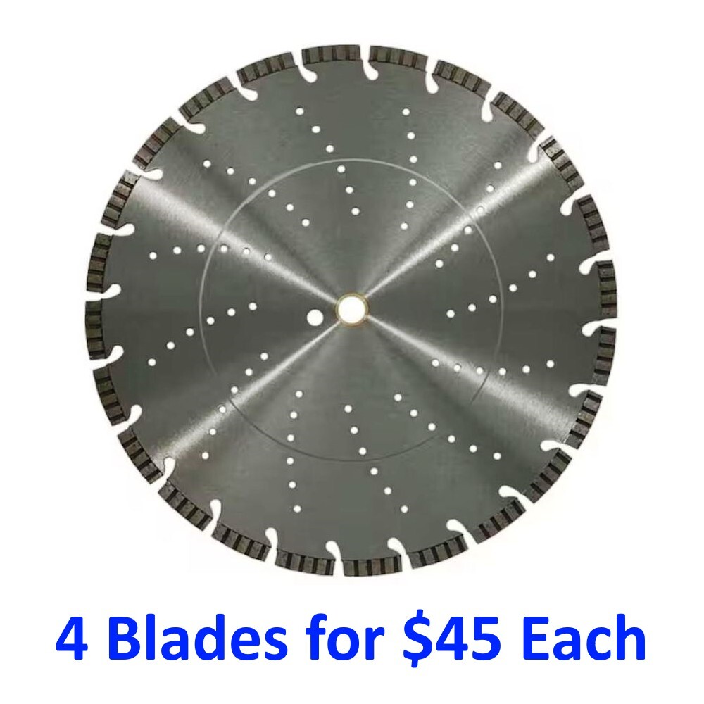 14" TURBO SEGMENT DIAMOND SAW BLADE - 2 for $46 Each