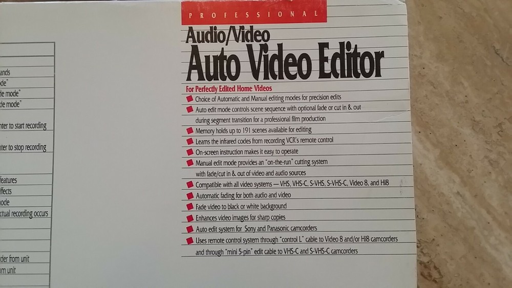 Ambico Video Editor V-6331