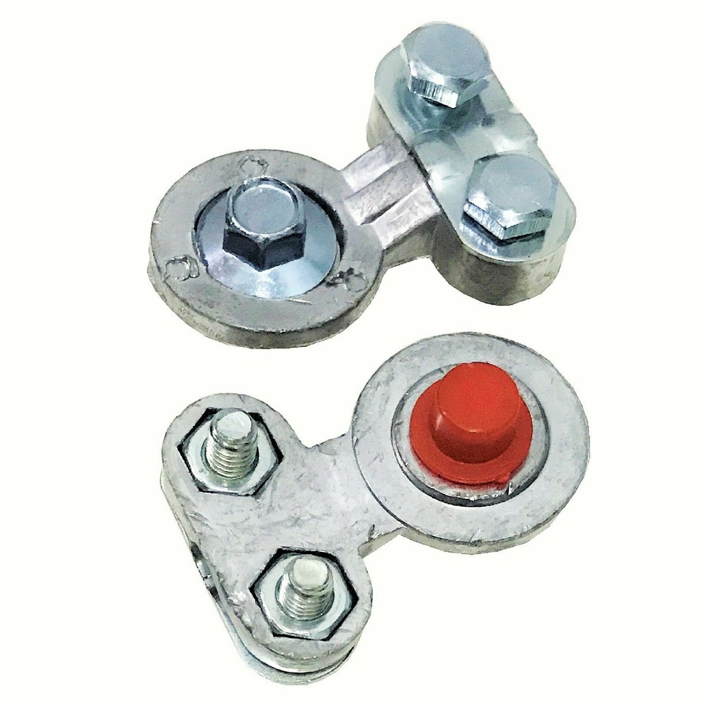 (2 PCS) UNIVERSAL SIDE MOUNT BATTERY TERMINAL SOLID LEAD OEM DEKA