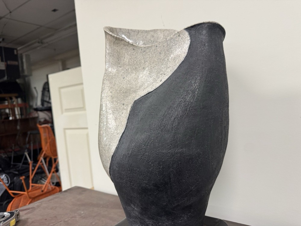 Mid-Century Abstract Free-Form Pottery Vase- Sills Studio
