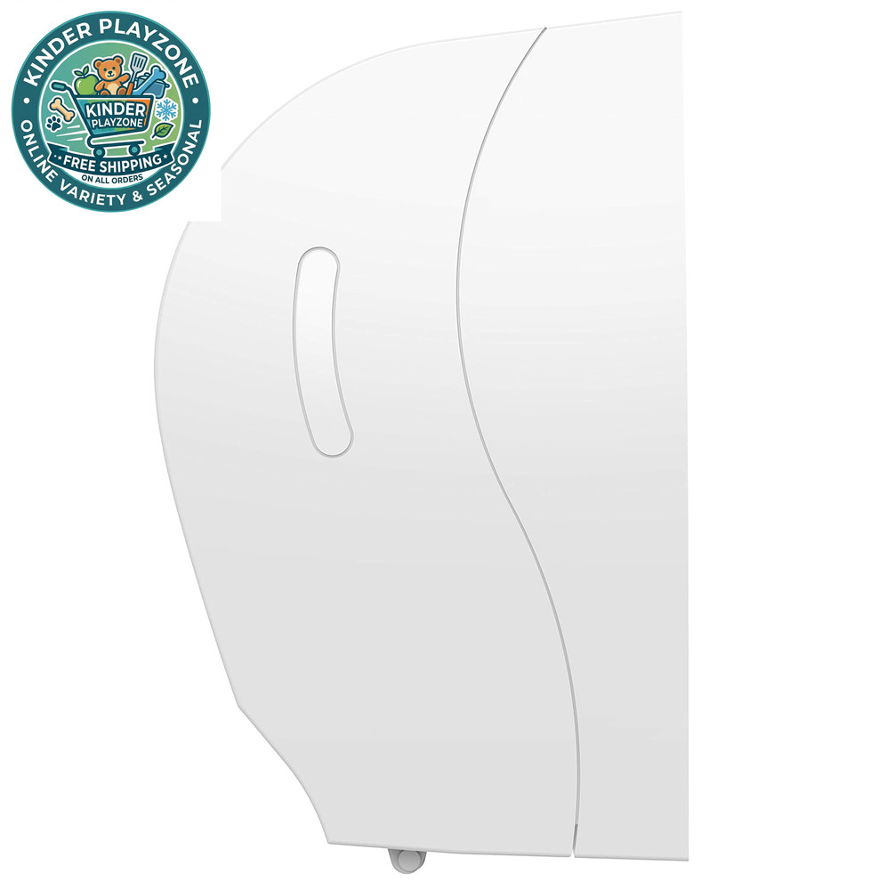 Electronic Hard Roll Towel Dispenser, White, 1.75" Core Size