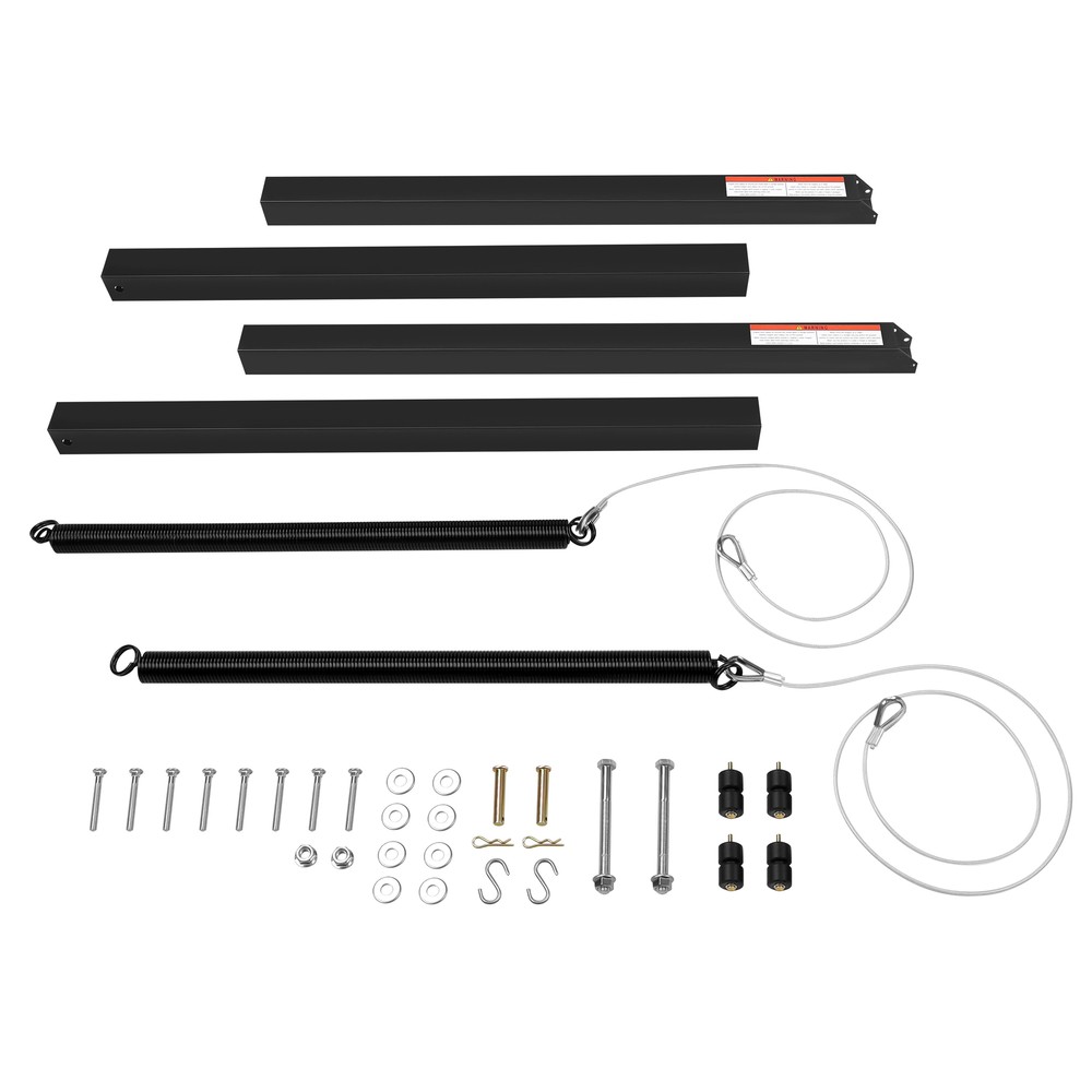 2 Sided Tailgate Utility Trailer Gate & Ramp Lift Assist System 350lbs