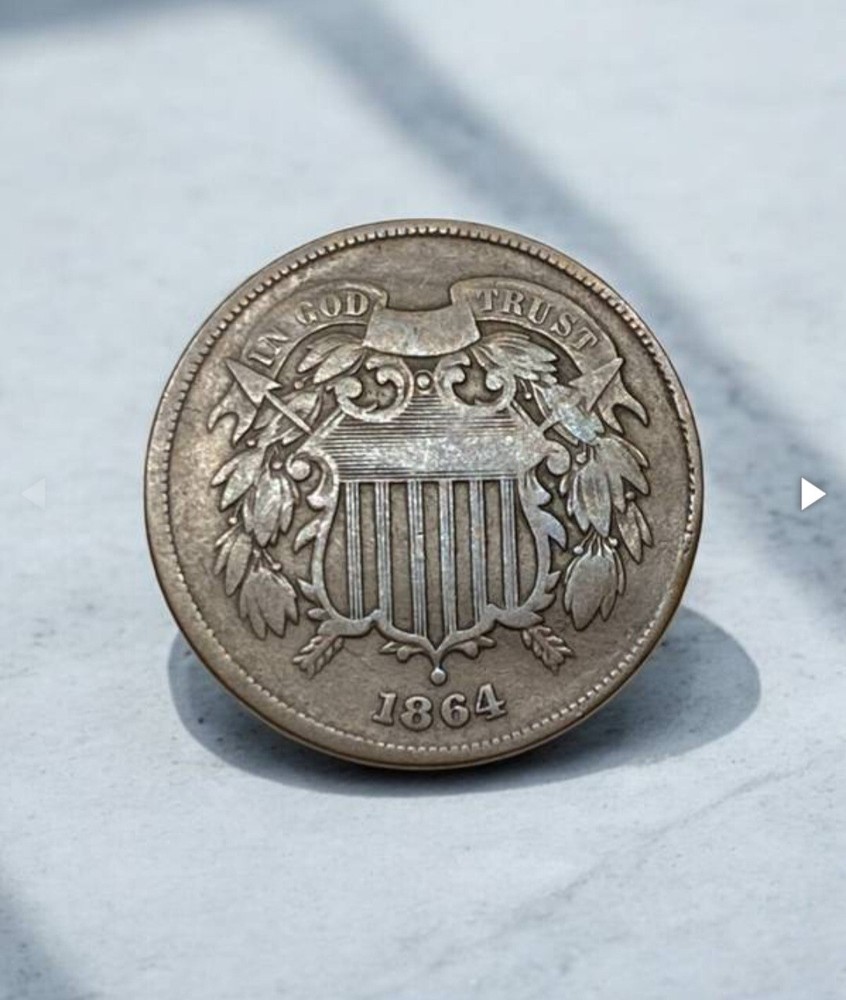 1864 2 Cent Piece