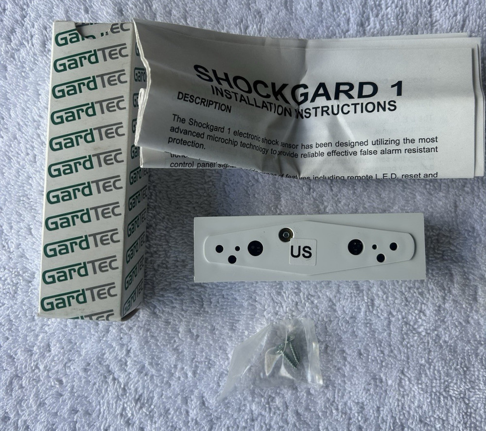 GardTec SG-1 Shockguard Shock Detector, White