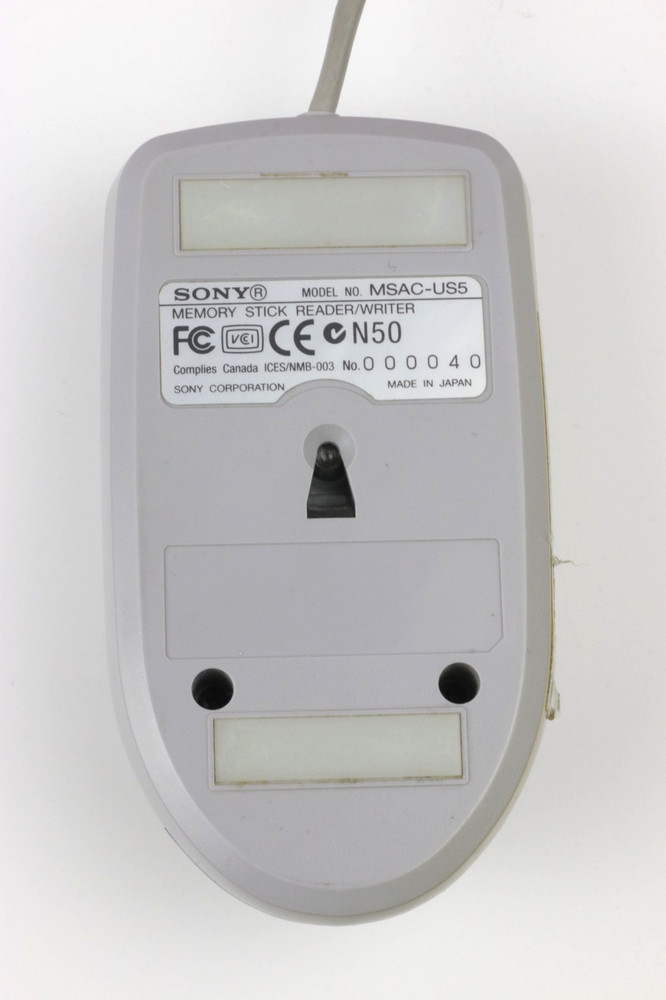 Vintage Sony Memory Stick Reader Writer USB Optical Mouse MSAC-US5 *280