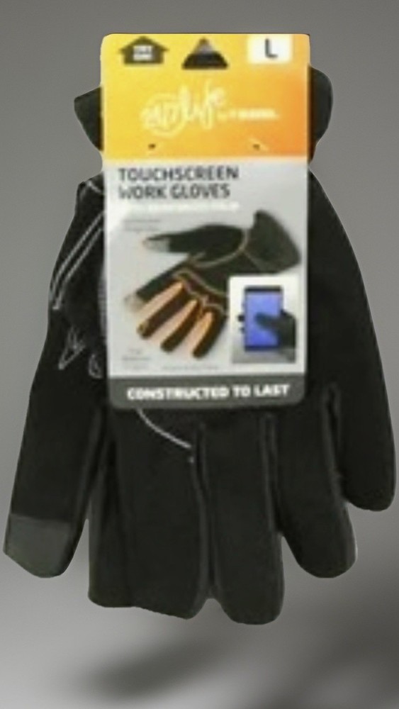 Gloves Large Touchscreen Work Gloves Color Black NWT