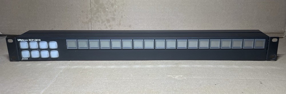 Ross RCP-QE18 Remote Control Panel – 18 Button Broadcast Switcher Panel