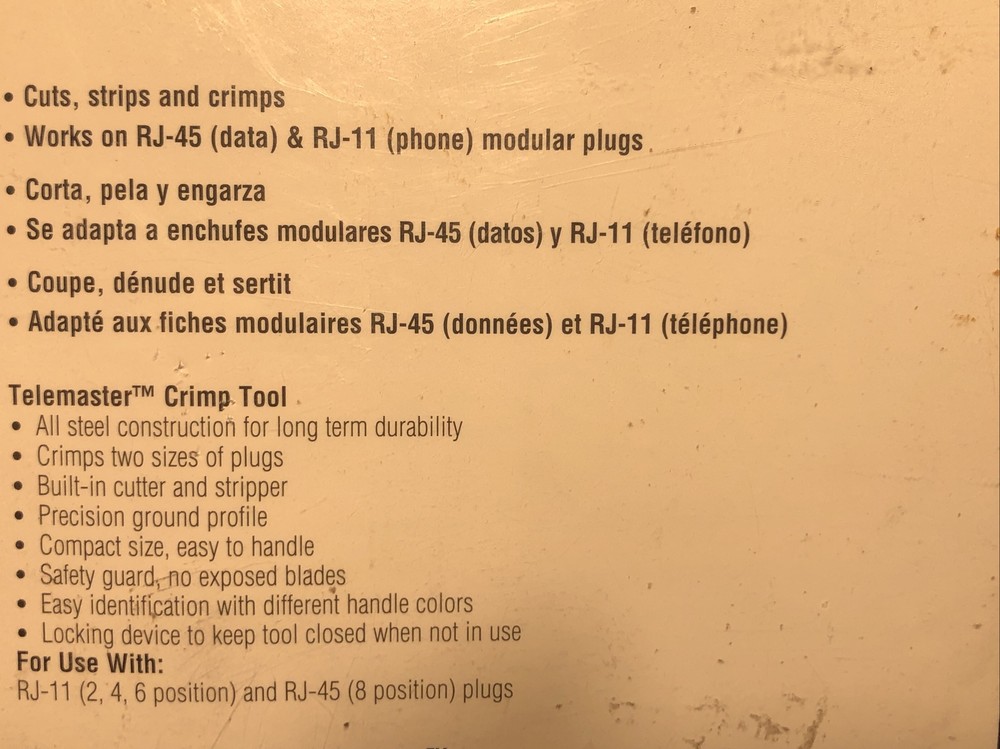 IDEAL, 30-496, Crimp Tool