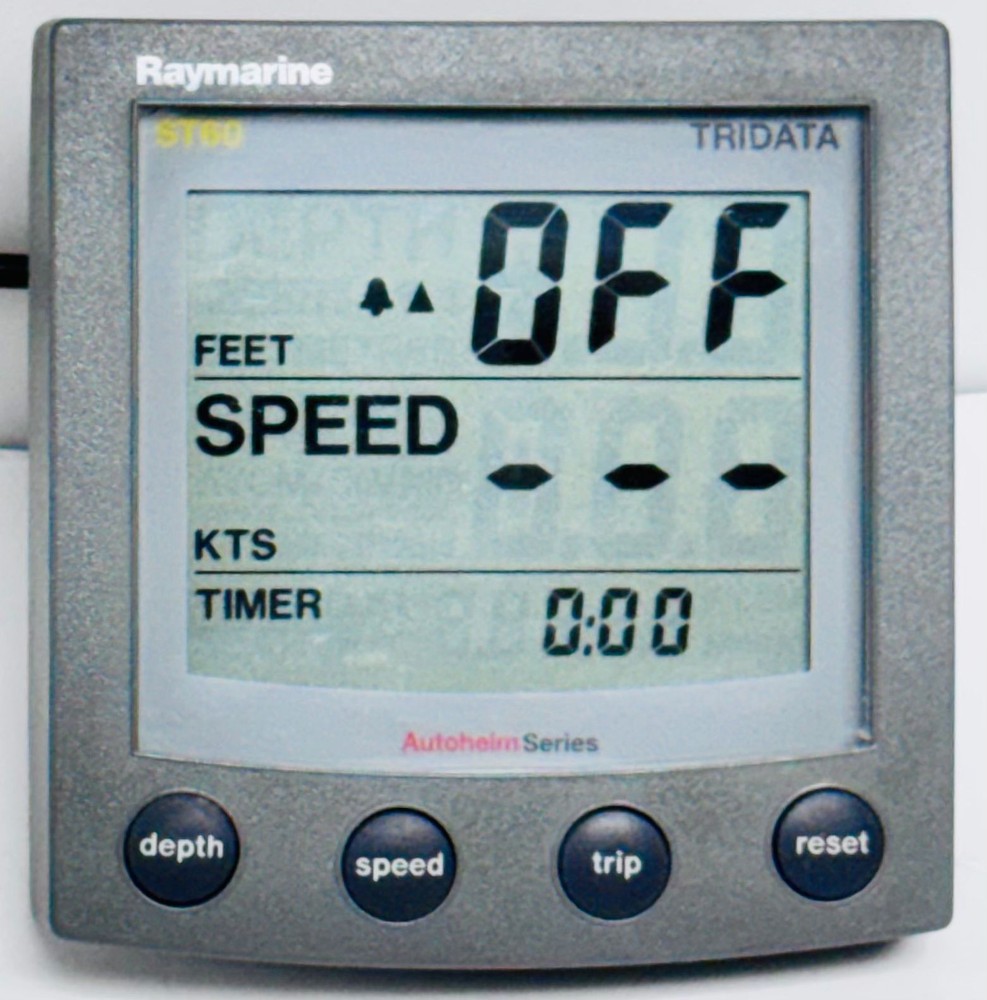 Raymarine ST60 Plus Tridata Depth Speed A22013