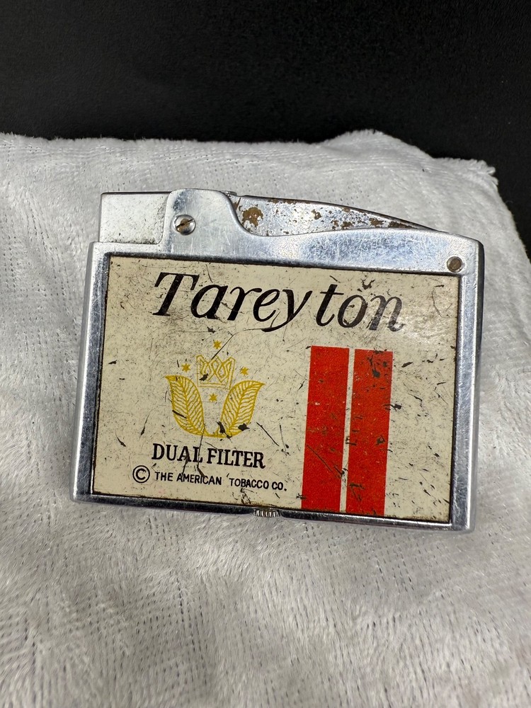 Vintage Tareyton Duel Filter Cigarette Lighter Advertising Untested