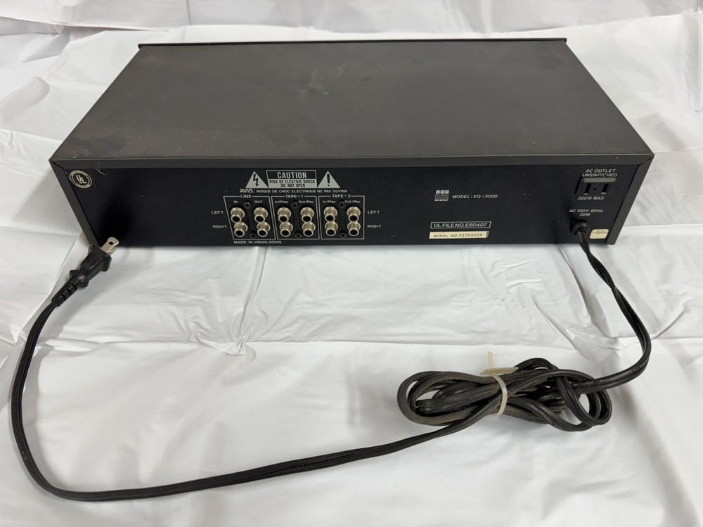 BSR EQ 3000 Stereo Frequency Equalizer Spectrum Analyzer