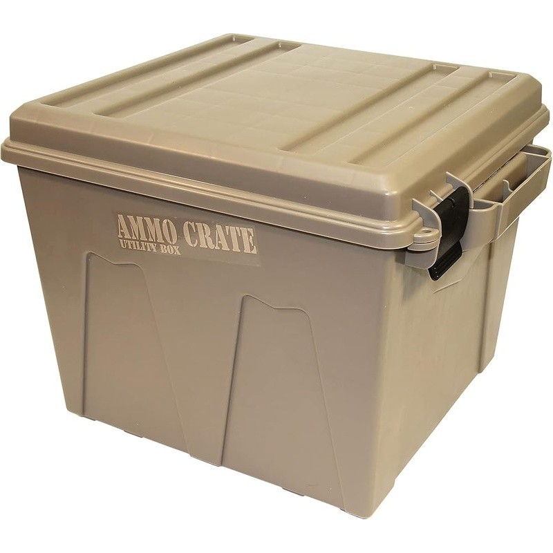 Heavy Duty Waterproof Storage Bin W/ Side Handles & Security Tie-Downs New