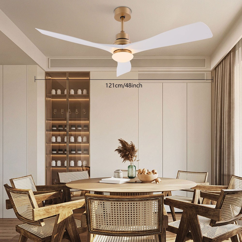 48 Inch Modern Ceiling Fan Light 4 Blades,ceiling Fan Light With Remote Control