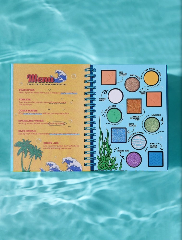 SHEGLAM Vacation Daze Eyeshadow Palette & Lip Stain Bundle.