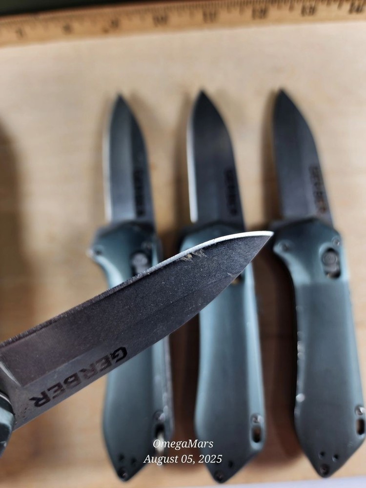 Gerber Highbrow (1)ONE at random. Random color pull, straight edge