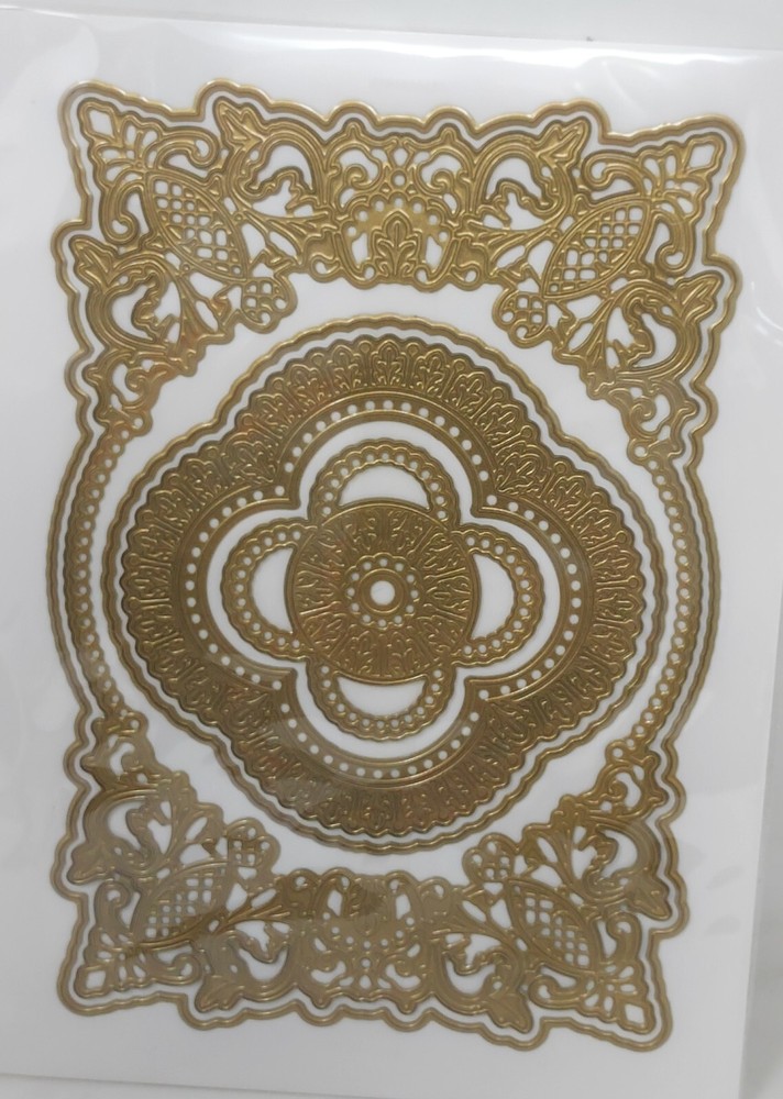 Anna Griffin Rococo Frame 3D Dies, 4 pcs, NEW, 800188 Medallion