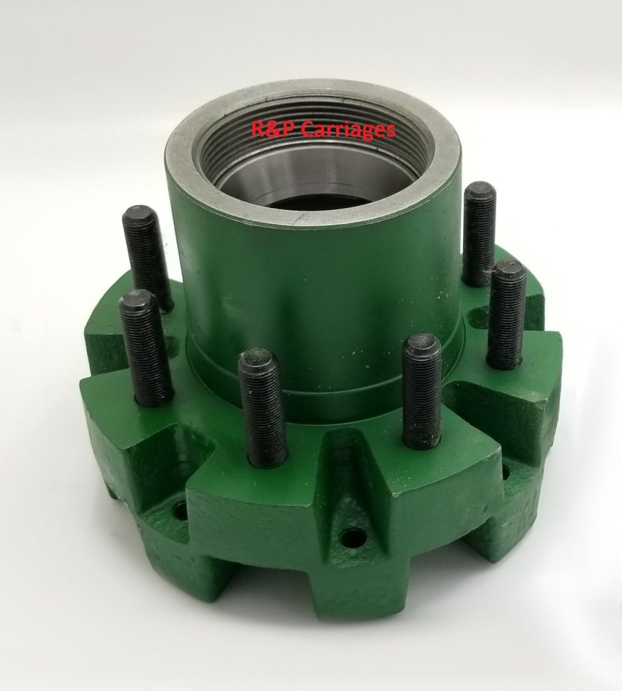 12,000# Hub Only 12k 4.88 Pilot 8x6.5 Quality and Rockwell Trailer Axle Wheel