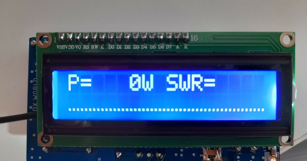 LCD PWR SWR METER (BLUE)