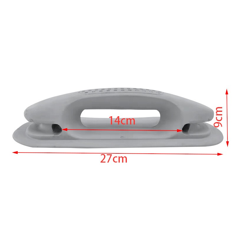 Boat Gray Plastic Snap Insta-lock Quick Davits Handle pad for Dinghy Lock Kit ๑