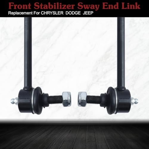 K80140 Sway Bar Link - Front Stabilizer End Link Compatible with 2003-2011 Crown