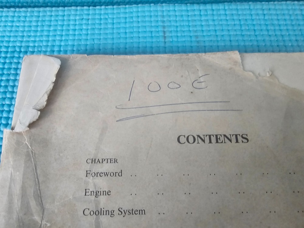 Genuine Ford 100E Original Workshp Manual