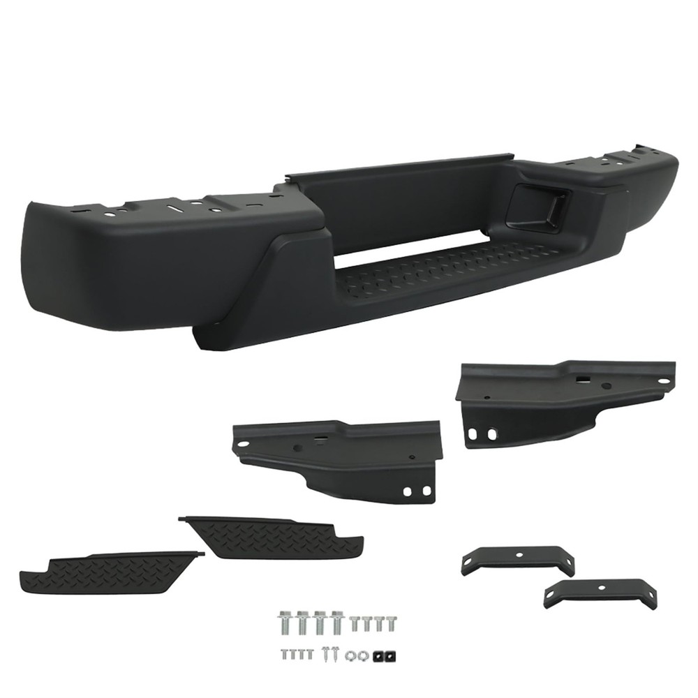Rear Step Bumper Assembly Black for Colorado Canyon 2004-2007