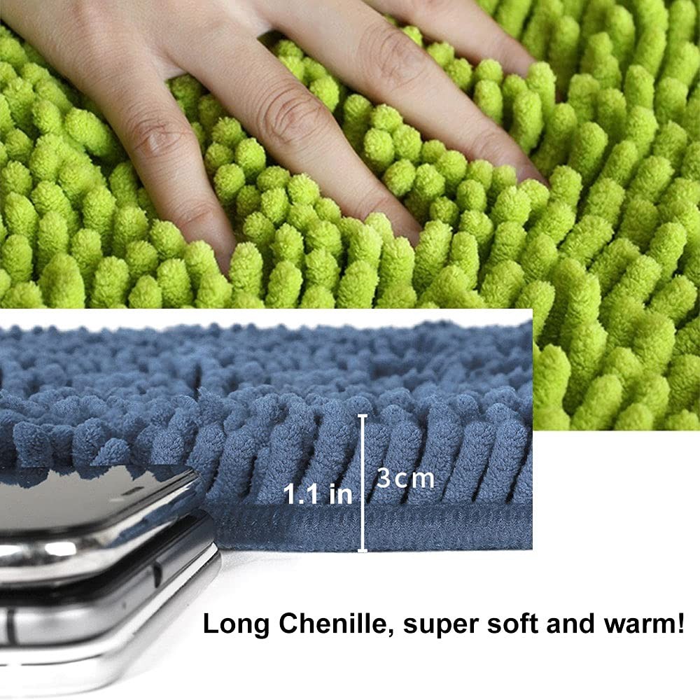 4 Pack Rabbit Washable Pee Pads Reusable Guinea Pig Chenille Bed Training Pad...