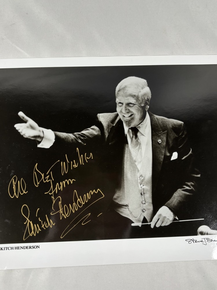 Skitch Henderson Signed Photo