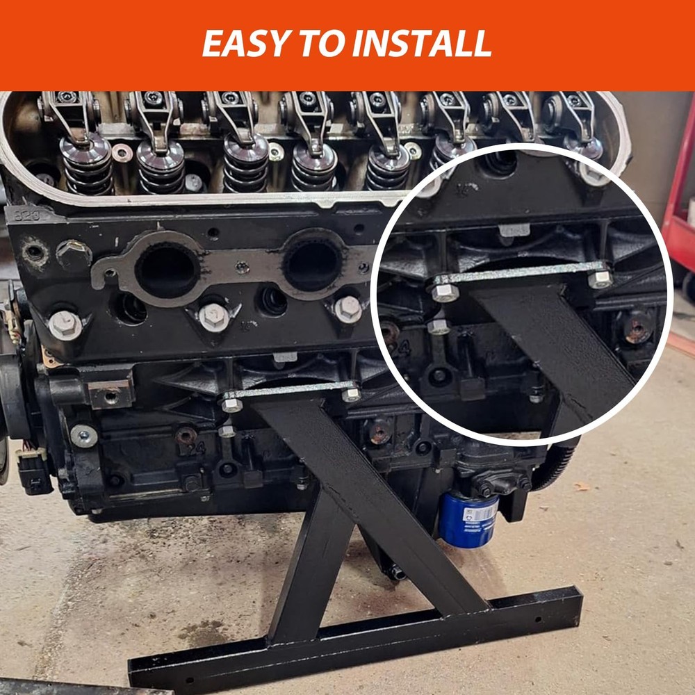 LEQEE Engine Stand for LS Engines Cradle Compatible with V8 Engine 2 PCS LS E...