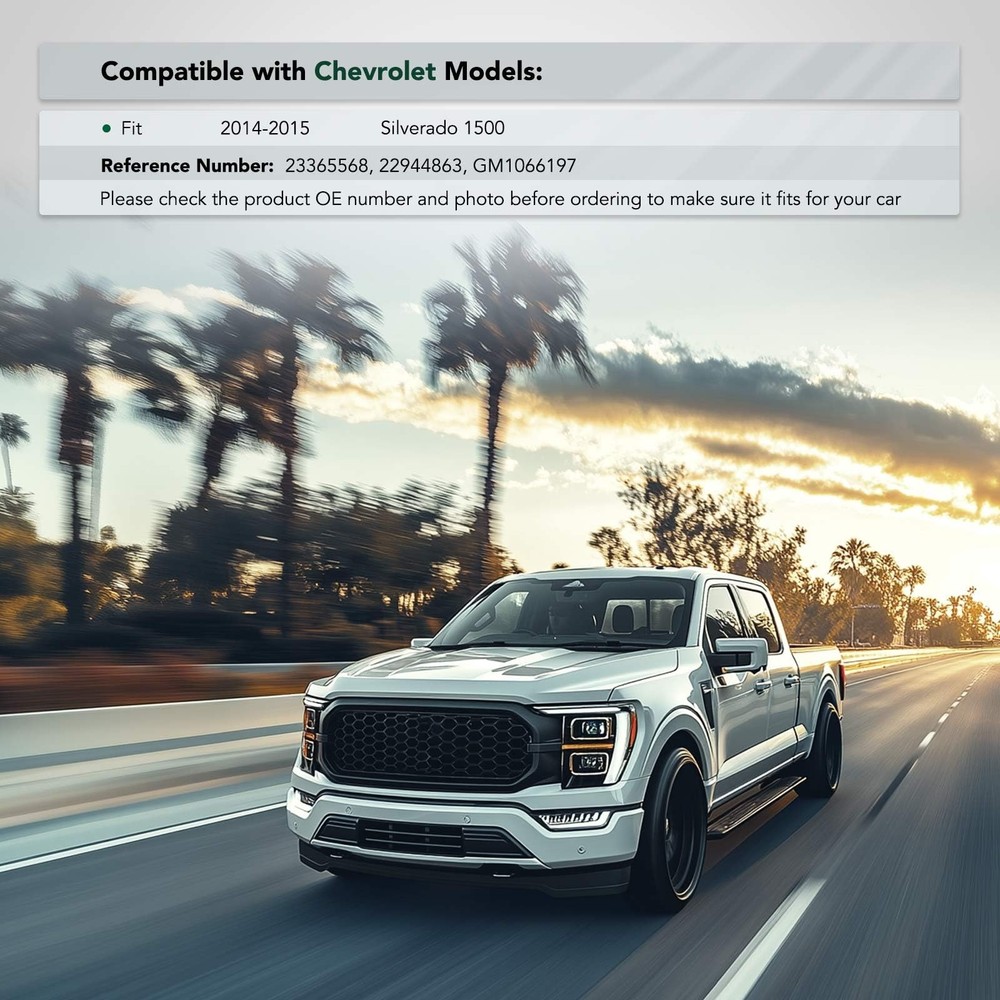 Front Driver Outer Side Bumper Bracket for Silverado 1500 2014-2015 Steel