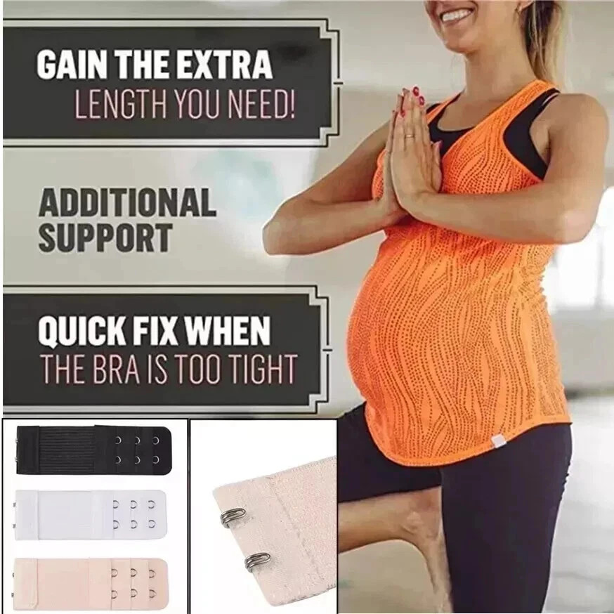 3ROW 2,3,4Hook Bra Extender Bra Strap Strapless Underwear Maternity Bra Extender