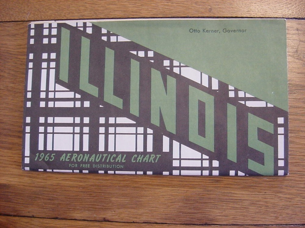 Illinois 1965 aeronautical chart