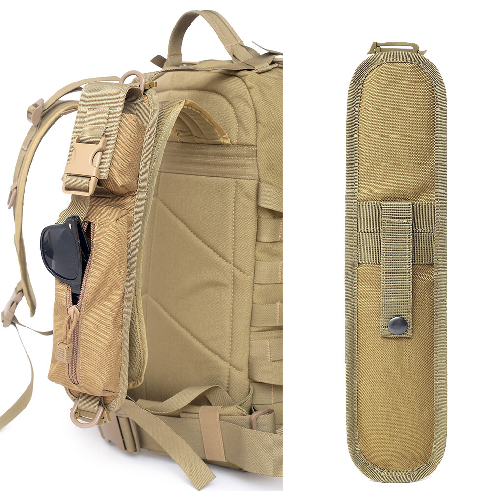 Tactical Military Molle Backpack Shoulder Strap Accessory EDC Key Tool Pouch Bag