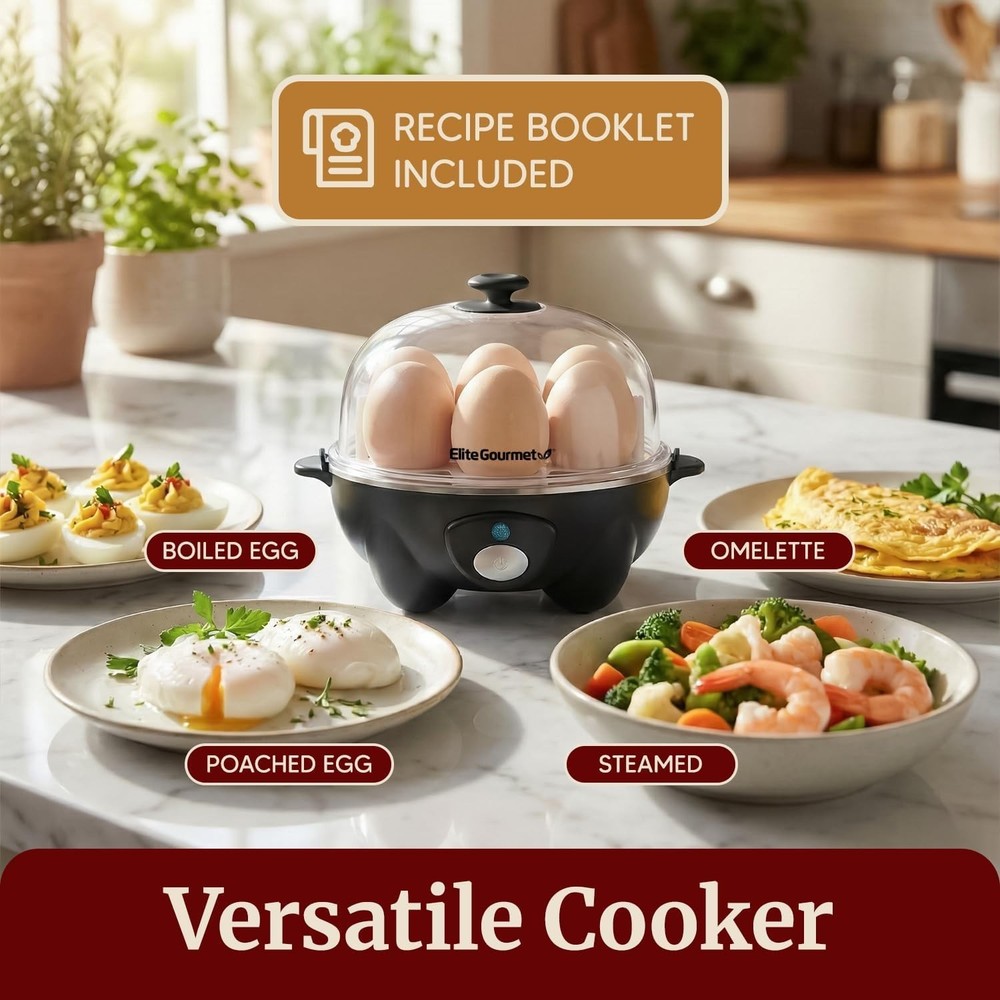 Rapid Egg Cooker, 7 Eggs, Poacher, Omelet Maker