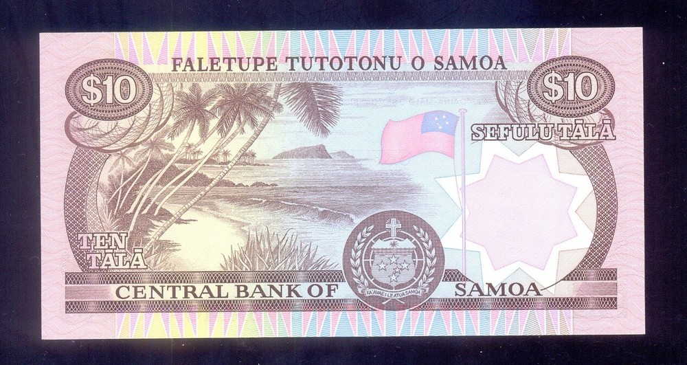 Samoa 10 Tala ND(1985) P27 UNC