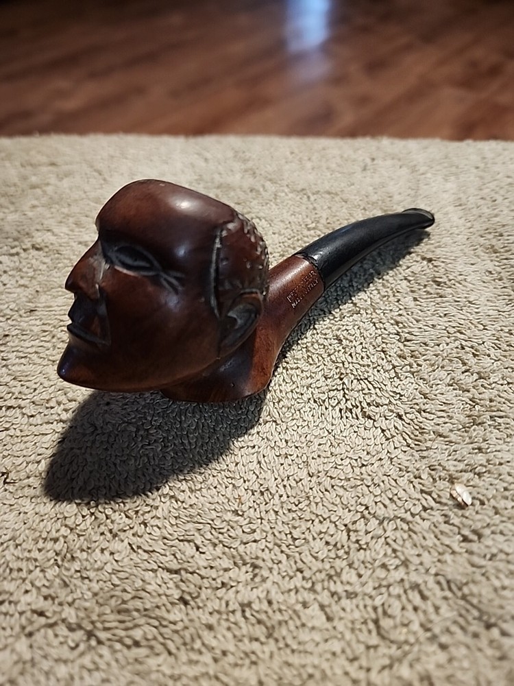 Briar Imported Italy Figural Smoking Pipe