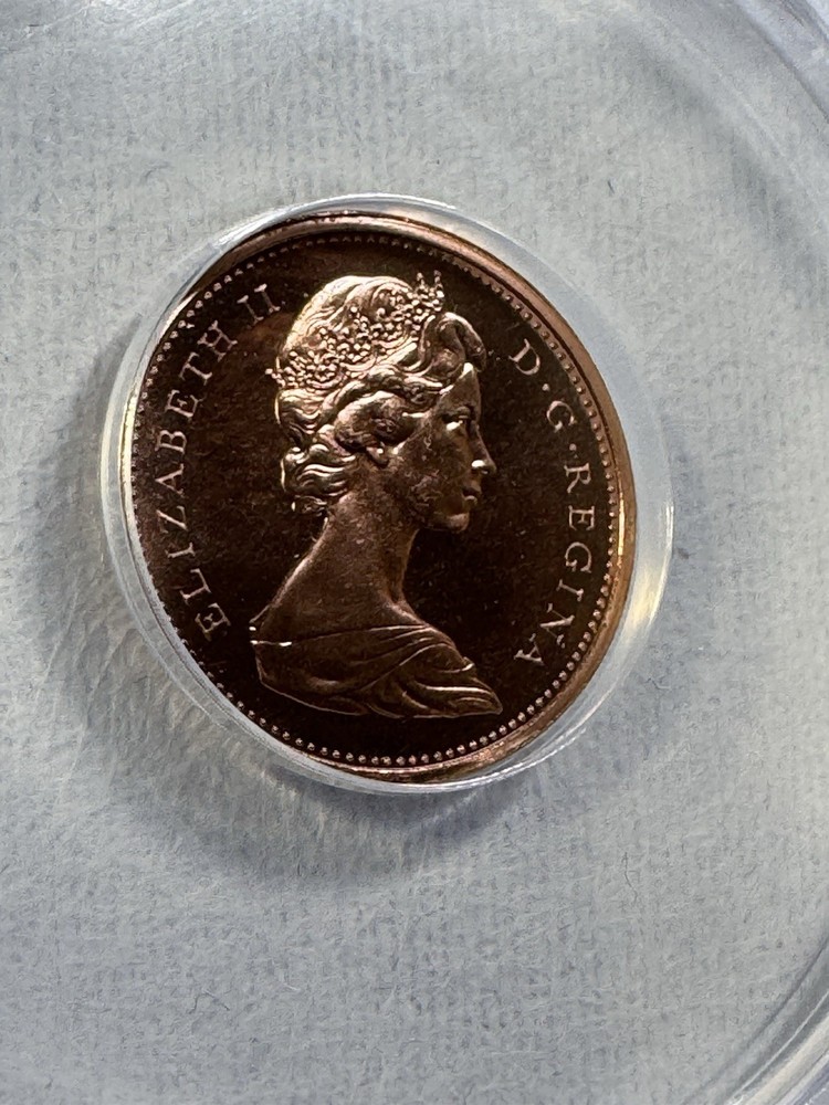 1972 Canada 1 Cent Proof Like Graded MS 66 RD by ANACS