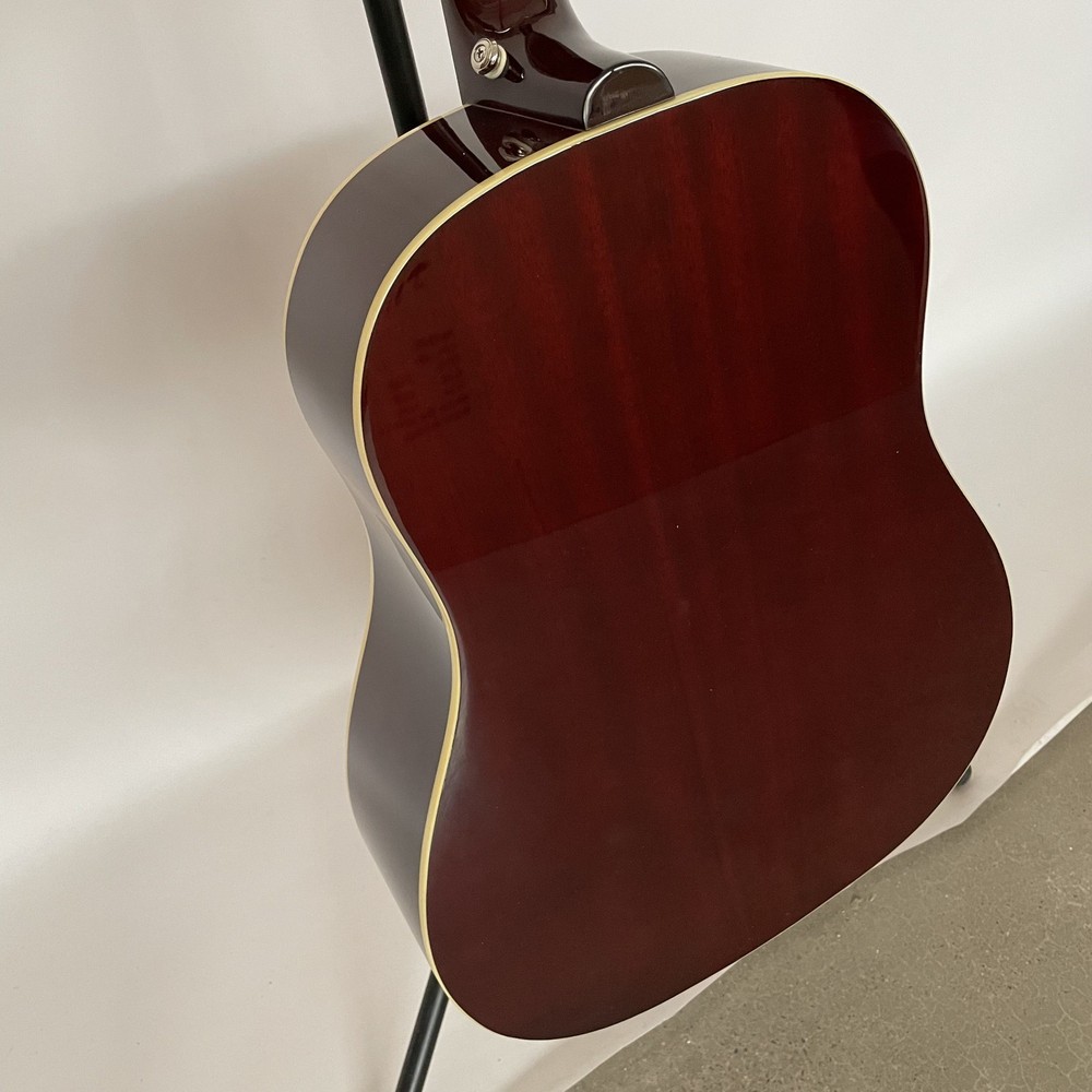 Hollow Body 6 String J45 Acoustic Electric Guitar Solid Spruce Top Bone Nut