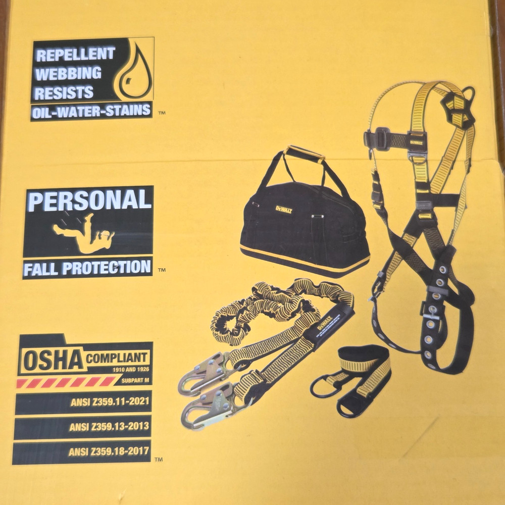 Dewalt Fall Protection Compliance Kit Harness