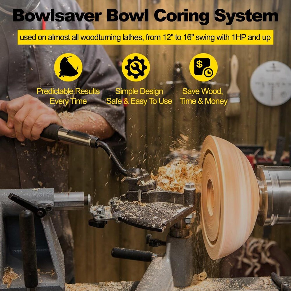 Bowlsaver Bowl Coring System/Bowlsaver Complete System Kit For Woodcut