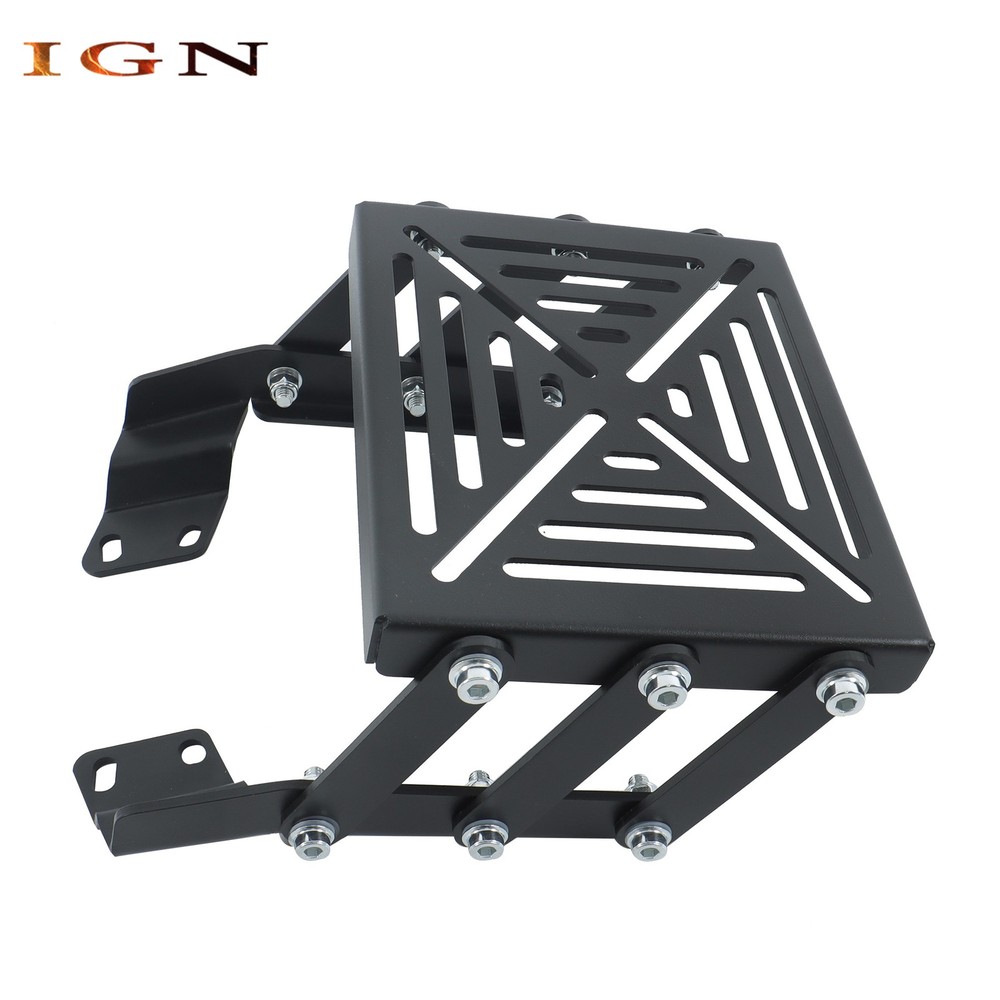 Convenient Storage Secure Support Tour Pack Motorcycle Trunk Mount Carbon Steel