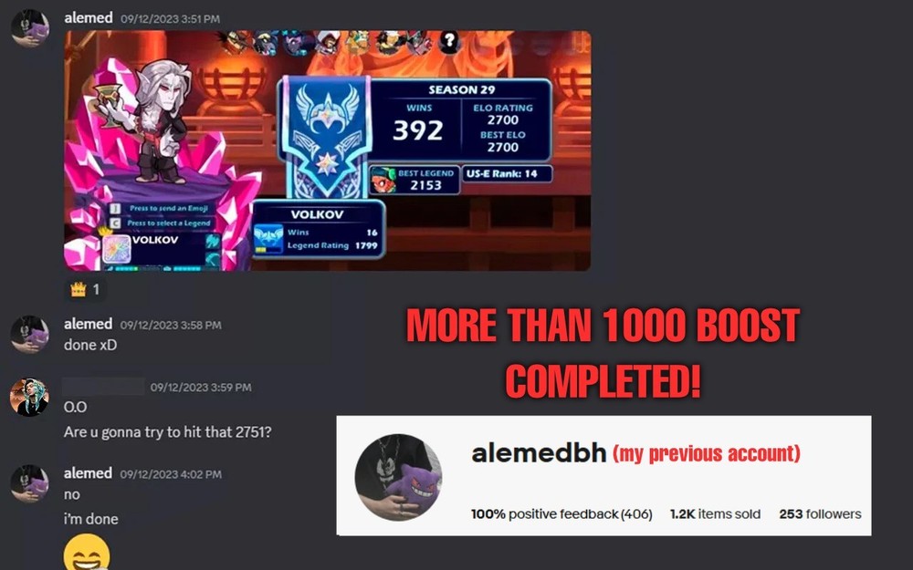 Brawlhalla Ranked Progression Support | Gold to Valhallan | Read Description