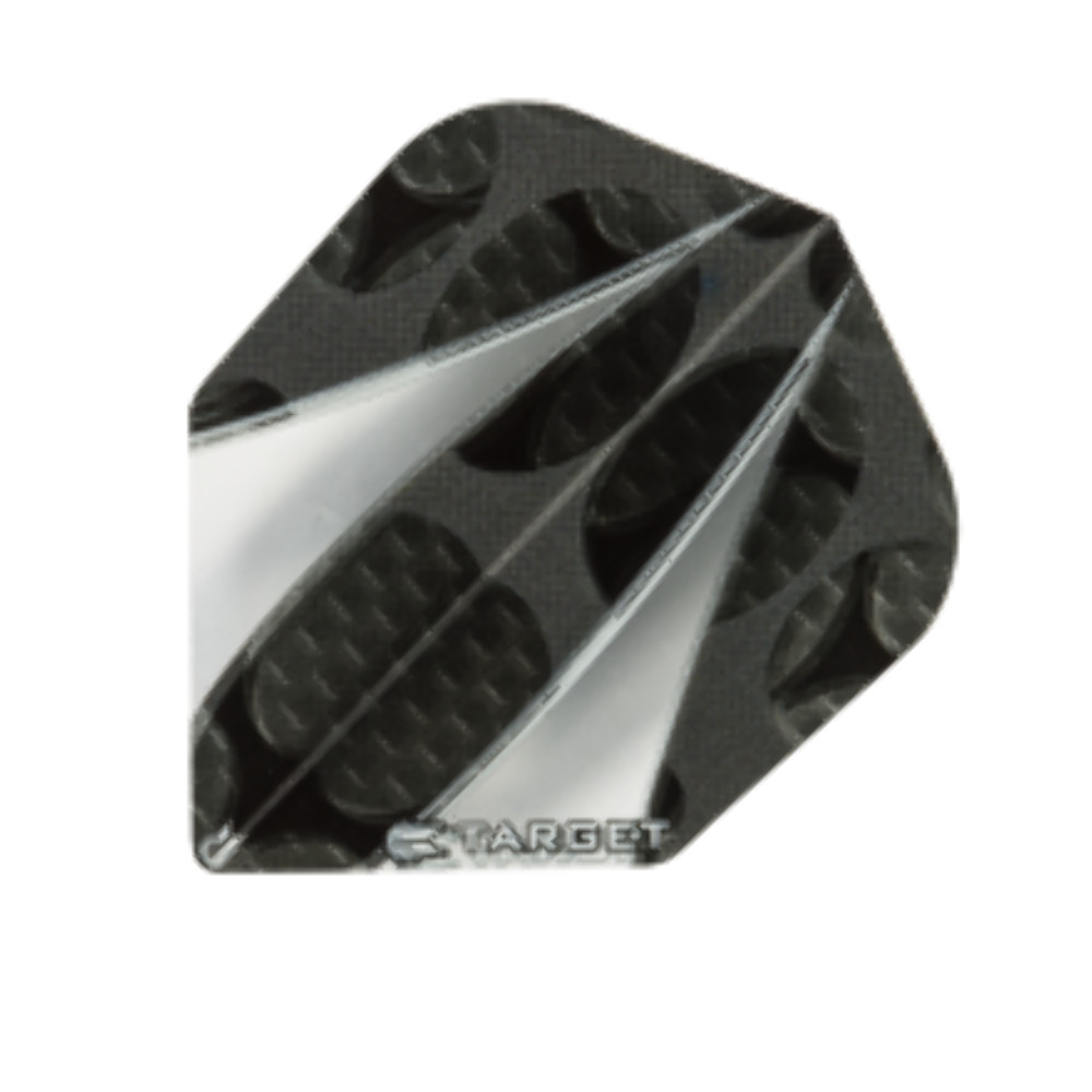 Target Vision Black Metal Vent with Dual Silver Accent - Shape